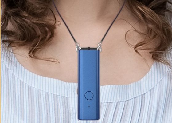 250mAh Hanging Neck Carry PM2.5 Wearable Air Purifier For Formaldehyde