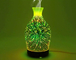 Amber Glass Aromatherapy Bottle 3D Smoke Flower Essential Oil Glass Bamboo Humidifier